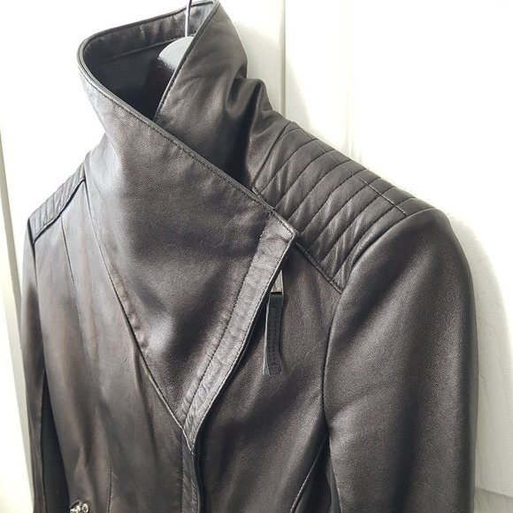BCBGeneration -Moto Leather Jacket - Picture 1 of 5